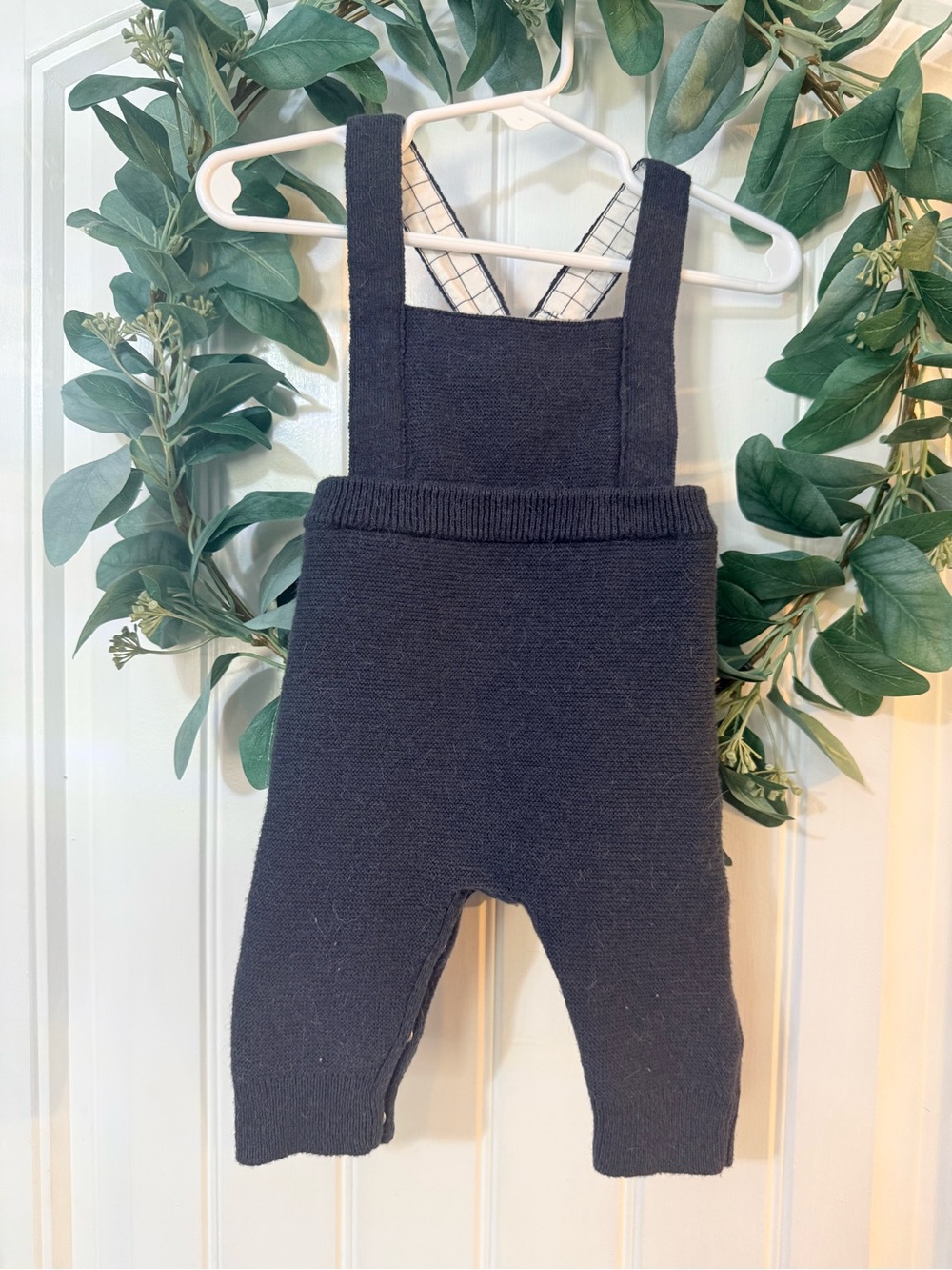 💫4/$25 • Jacadi Paris Charcoal Wool Knit Overalls